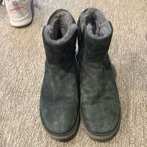 UGG Gray Ankle Boots
